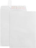 Geofun 9x12 Manilla Envelopes Self Seal 25 Pack, Large White Mailing Envelopes by Goefun
