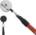 2 Pack - Heavy Duty Retractable Pull Pen Holder - Ideal by SpecialistID