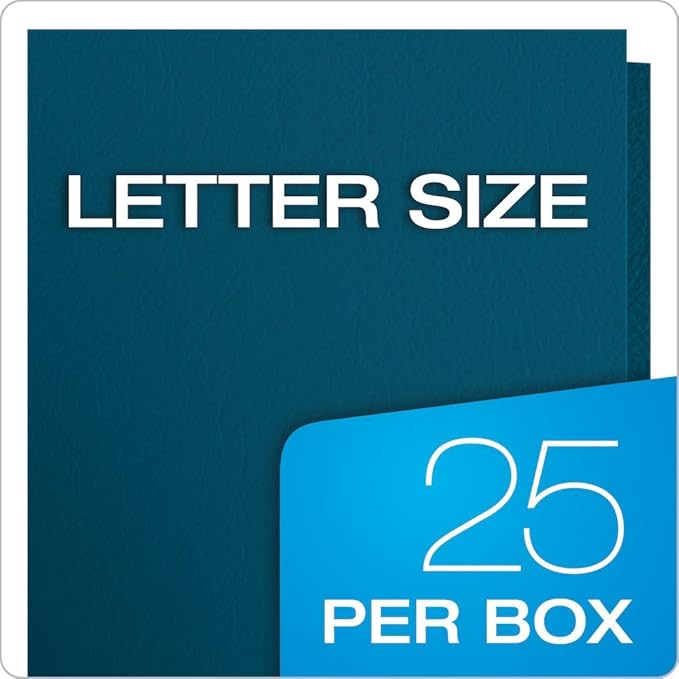 Oxford Twin-Pocket Folders, Textured Paper, Letter Size, Holds 100 Sheets - Image 6