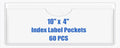 Origin-Joy 60 PCS Self Adhesive Index Card Pockets by Origin-Joy