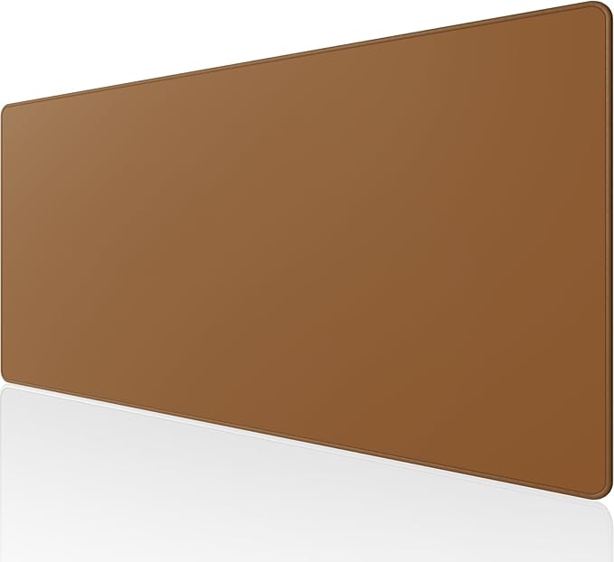 KTRIO Large Gaming Mouse Pad, Desk Mat, 31.5 x 15.7 in, Coffee Brown, XXL | by KTRIO