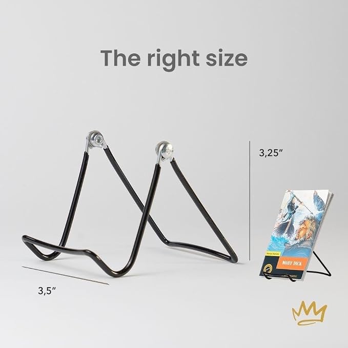 KINGDOM SOLUTIONS MADE IN USA 12-Pack Adjustable Black Metal Easels - Image 4