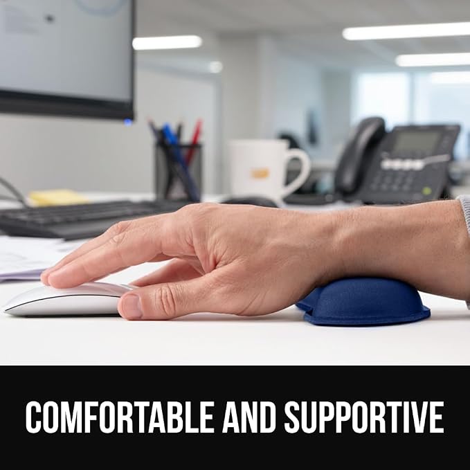 GORILLA GRIP Silky Memory Foam Keyboard Wrist Rest and Mouse Pad - Image 8