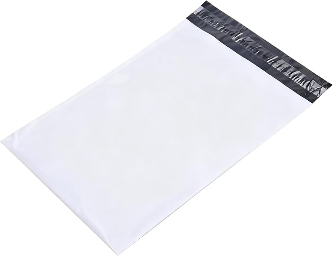 24"x24" Poly Mailers，White Shipping and Envelope Bags Pack of 50 by Unknown