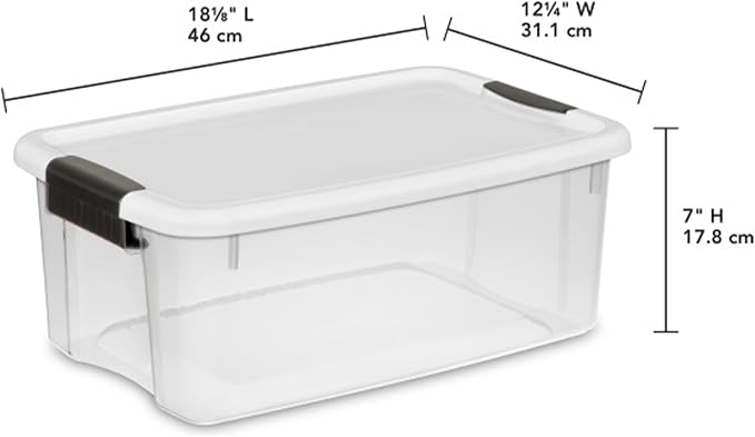 Sterilite 6-Pack Ultra Latching Box, Storage Bins - Image 3