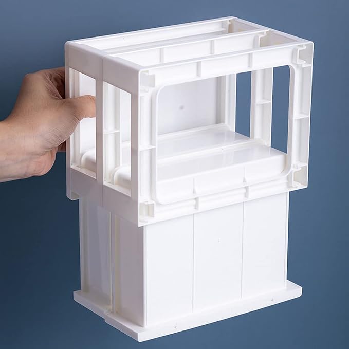 Stackable White Desktop Organizer - Image 6