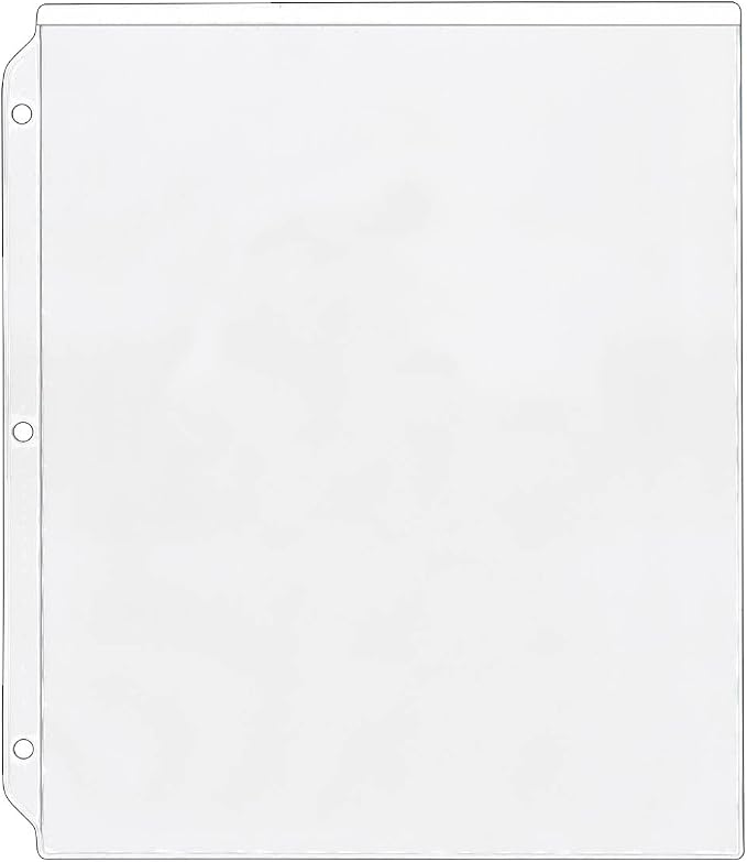 StoreSMART® - Plastic Sheet Protectors - 9" x 12" - 50-Pack - SPT750-50 by StoreSMART
