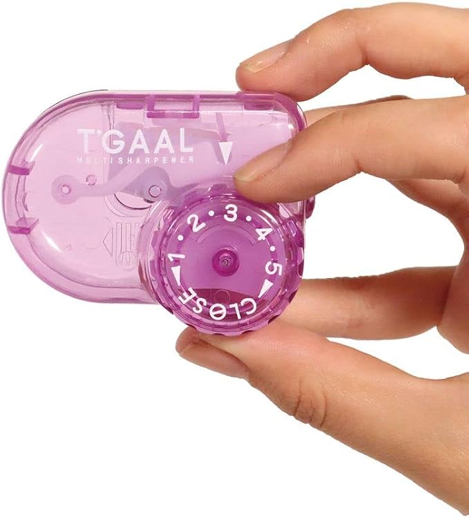 KUTSUWA STAD T'GAAL Angle Adjustable Pencil Sharpener | Translucent Black - Image 3