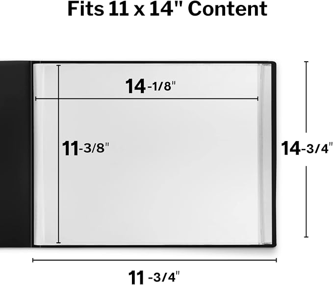 Dunwell 11x14 Portfolio Binder, Presentation Book - Image 6