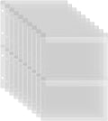 BAOFALI 10 Pack A4 Plastic Binder Pockets, 4 Holes Waterproof PVC Folders by BAOFALI
