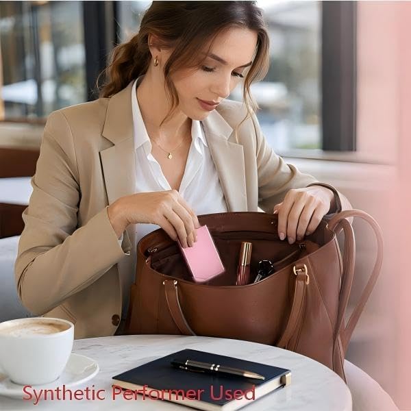 2-Pack Pink Aluminum Business Card Holder Slim Flip Pocket Case | aluminum - Image 7