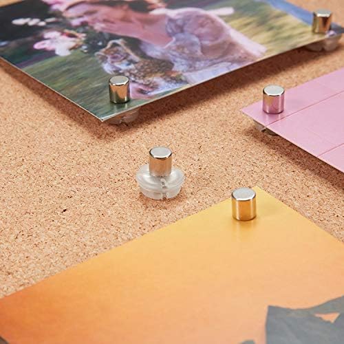 Outus 20 Sets Magnetic Push Pin Magnet Thumb Tack Poster Hanger Thumb Tacks - Image 6