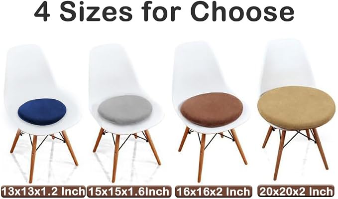 Sigmat Memory Foam Seat Cushion Anti-Slip Soft Round Stool Cushion Chair Pad 16 - Image 5