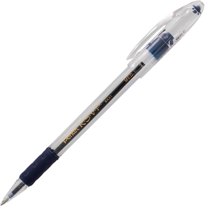 Pentel RSVP Original Ballpoint Pen, Medium Line, 8 Pack - Image 4