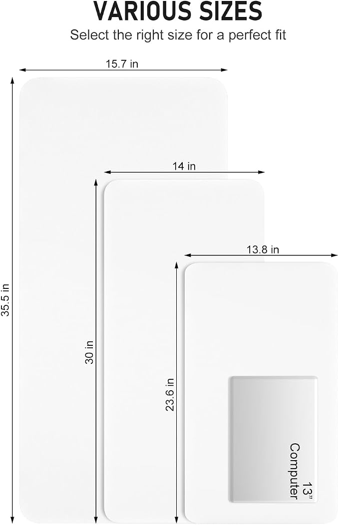 Desk Pad, 35.5" x 17" PU Leather Non-Slip Desk Mat Large Mouse Pad - Image 6