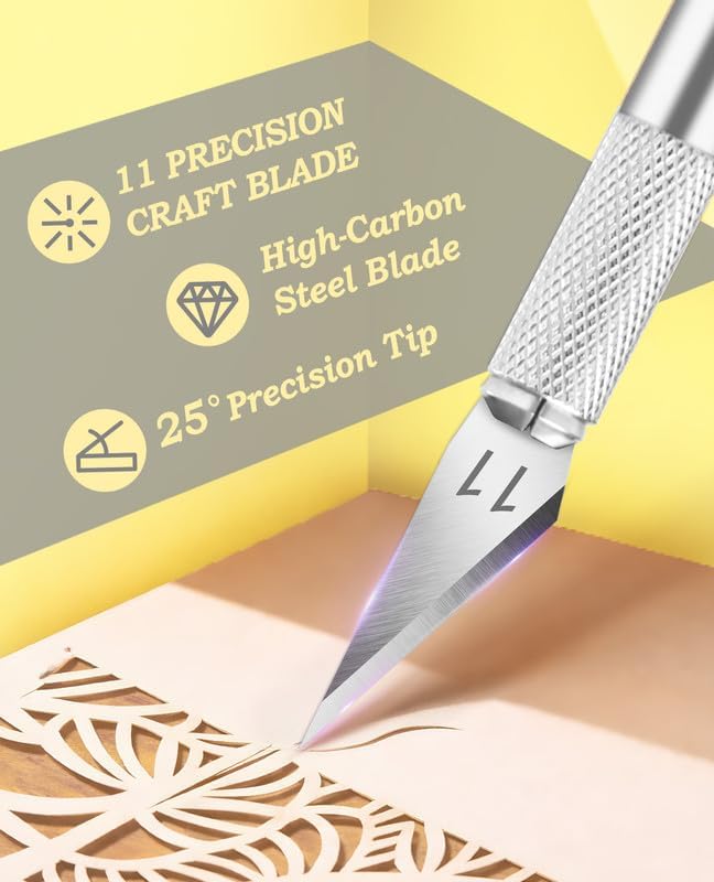 DIYSELF Exacto Knife Set, Hobby Knife Kit - Image 3