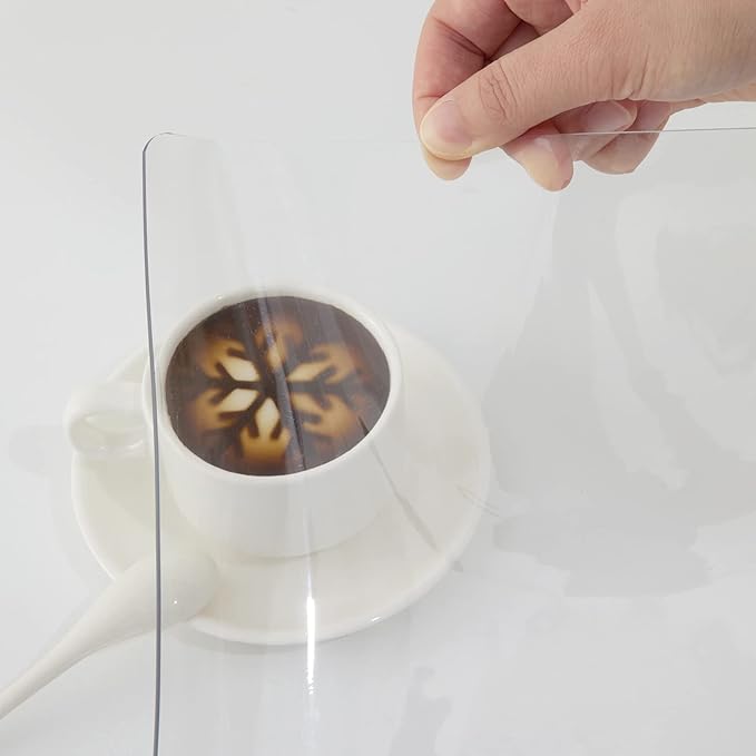 VEVOR Clear Desk Cover Protector, 42 x 78 inch, 1.5 mm Thick Rectangle - Image 2