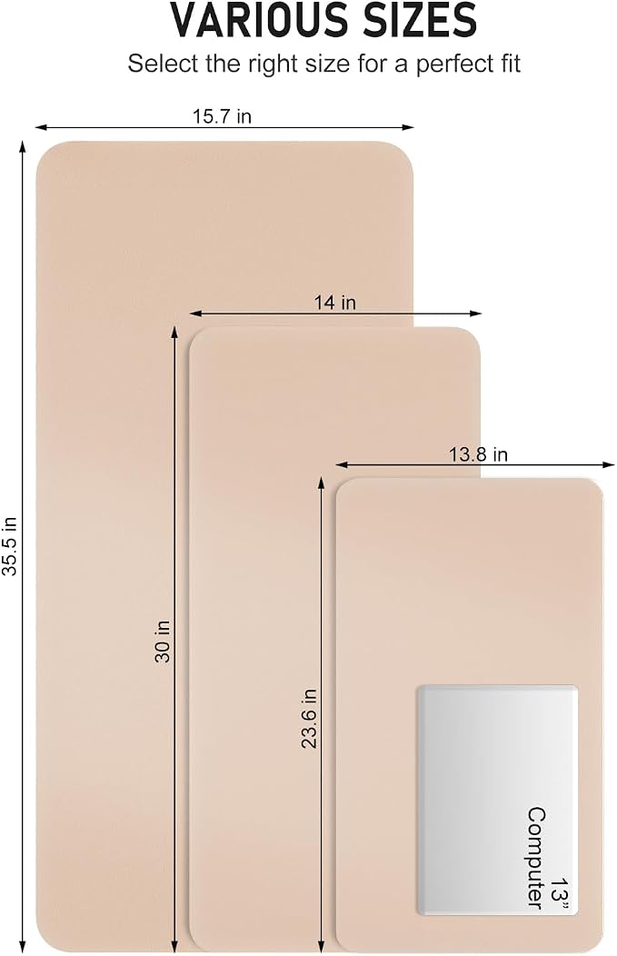 Desk Pad, Waterproof Laptop Computer Writing Mat - Image 6