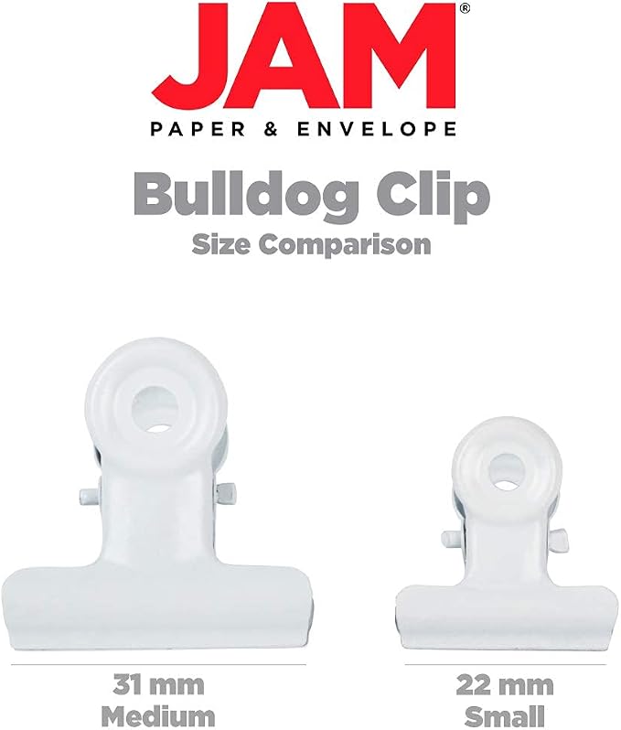 JAM PAPER Metal Bulldog Clips - Image 8