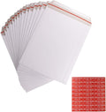 zmybcpack 100 Pack 9X12 inch Self Seal Photo Document Mailers Stay Flat White by zmybcpack