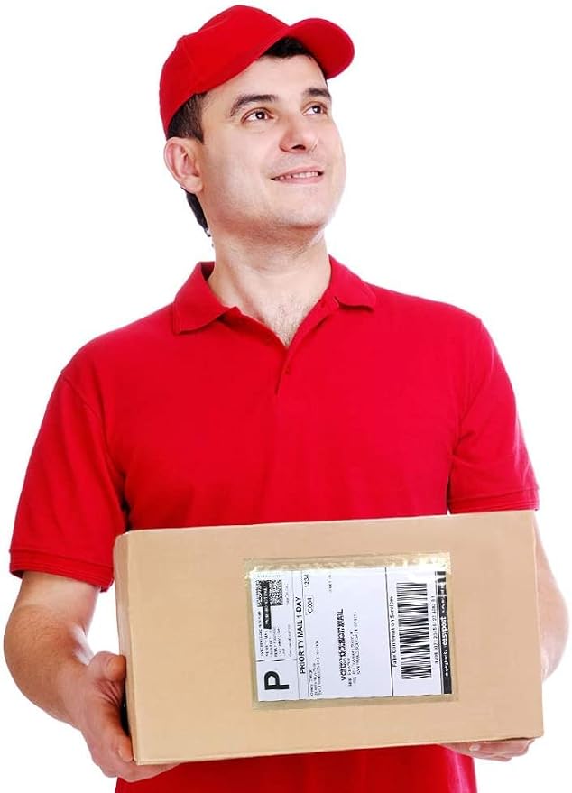 SJPACK 6" x 9" Packing List Envelopes, 4000 Packs Clear Self Adhesive Shipping - Image 3