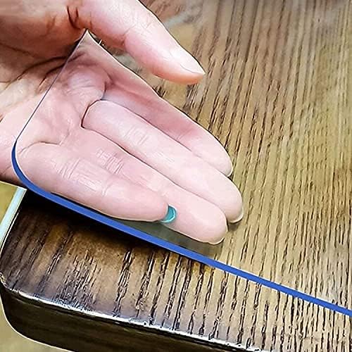 LovePads Clear Table Cover Protector 48 x 48 Inch, 1.5mm Thick Plastic Table - Image 9