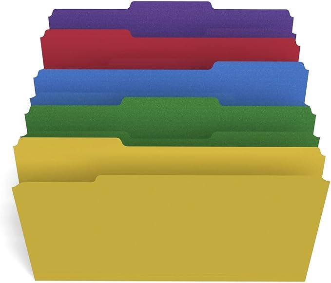 Staples File Folders, Legal Size, 1/3‑Cut Tabs, Heavy‑Duty Paper Stock - Image 3