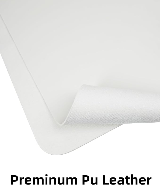 Large Desk Mat, Large Mouse Pad, Office Desk Mat, Non-Slip PU Leather Desk - Image 2