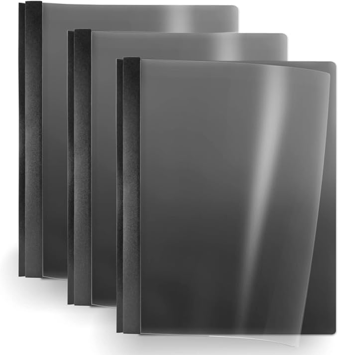 Binditek 10 Pack Heavy-Duty Clear Front Report Covers - Image 9