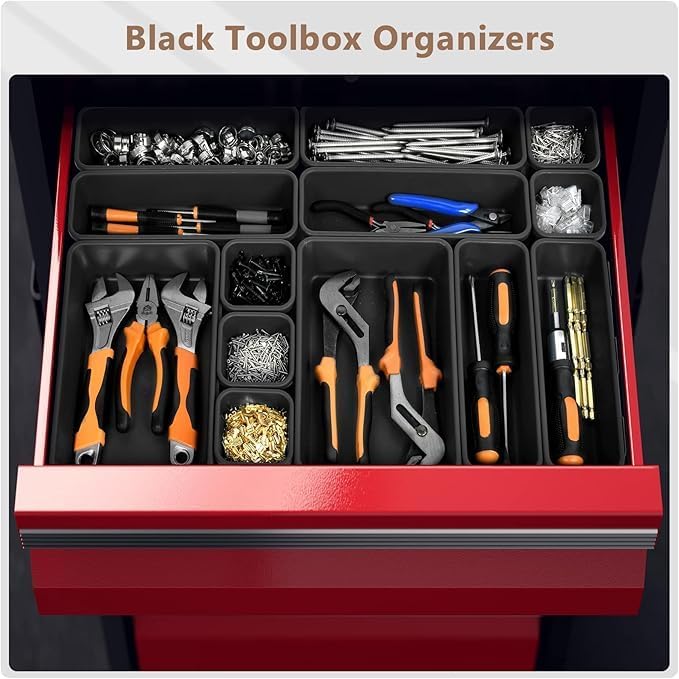 A-LUGEI【Large Size】【5 Pcs】 Tool Box Organizer Tray Divider【Single Size】 Desk - Image 3