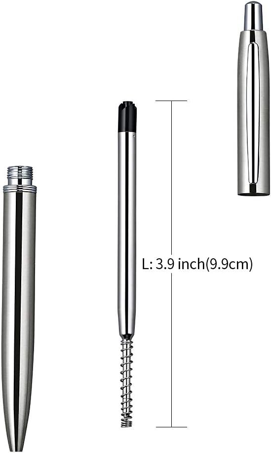 ChaoQ 6 Pcs Retractable Metal Ballpoint Pens, - Image 3