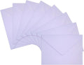 50 Pack A7 Envelopes, Light Purple Greeting Card Envelopes Self Seal, 5.24 x by LIKAJON