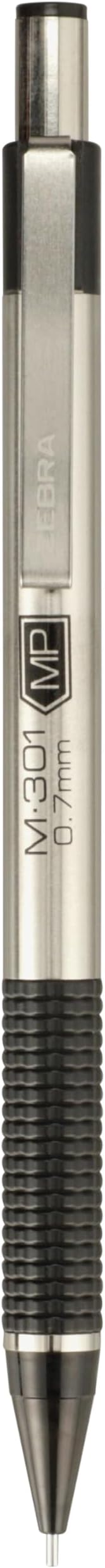Zebra Pen, M-301 Mechanical Pencil, 0.7mm Point, Stainless Steel Barrel - Image 2