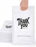 POLYSELLS Thank You Poly Mailers 12x15.5 inches 50 Pcs Waterproof Self-Sealing by POLYSELLS