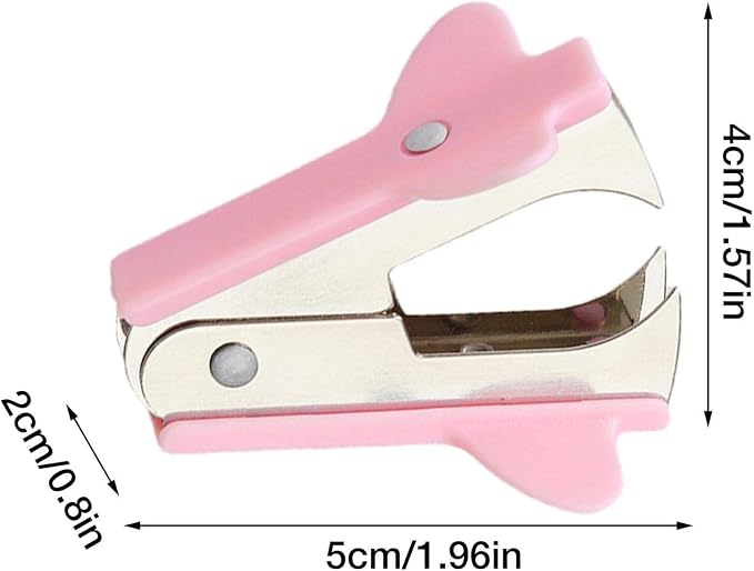 Pink Staple Remover, Staple Puller Tool, Modern Plastic Office School Supplies - Image 2