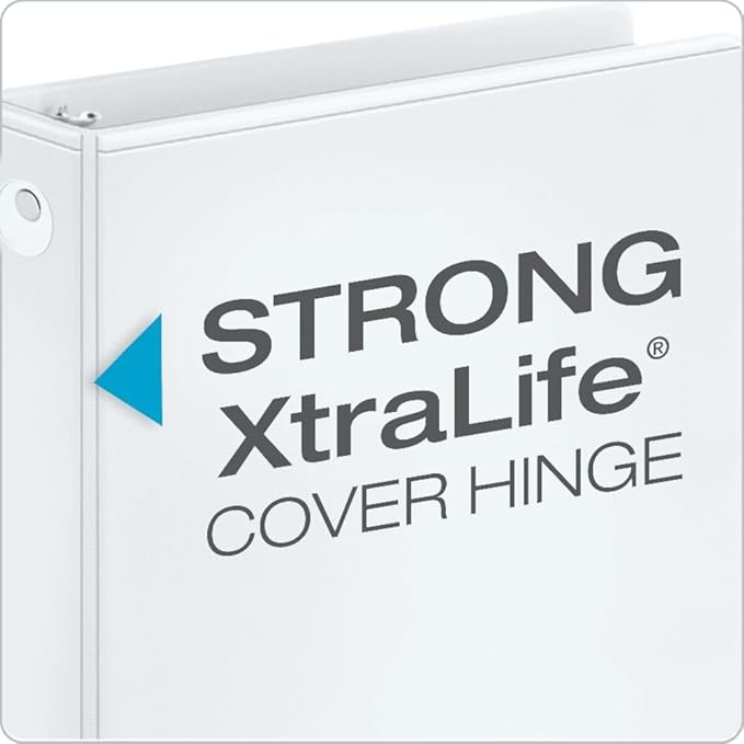 Cardinal Economy 3-Ring Binders, Round Rings, Holds 475 Sheets, Carton of 12 - Image 3