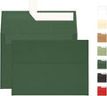 100 Pack Dark Green Envelopes 5x7, Goefun A7 Self Seal Printable Envelopes by Goefun