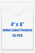 Origin-Joy 35 PCS Self Adhesive Index Card Pockets by Origin-Joy