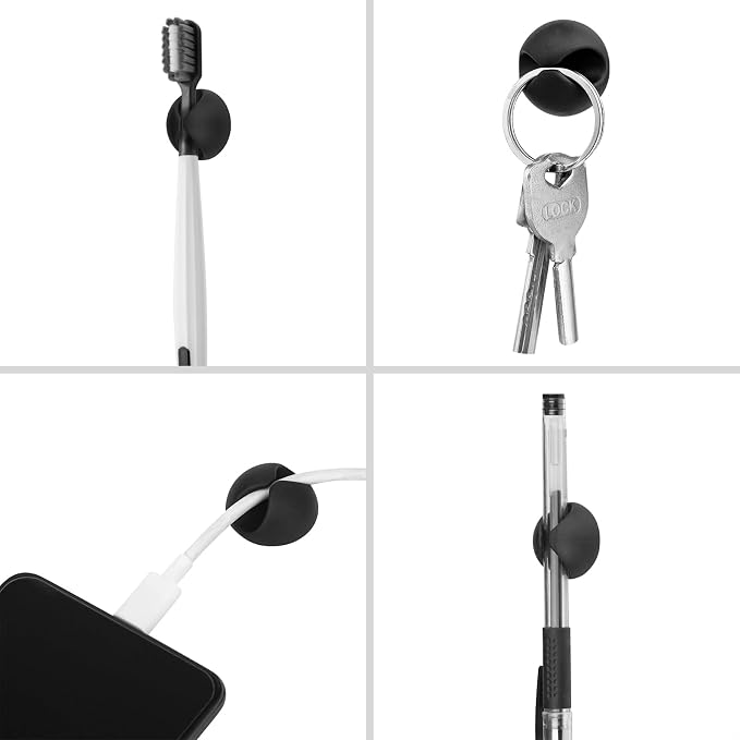 Flezoo Cord Holder Cable Holder, Desk or Mouse - Image 6