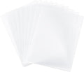 200 Pack Plastic Clear Transparent Document File Folder Sleeves Holder Fit by GJIAUKIZ