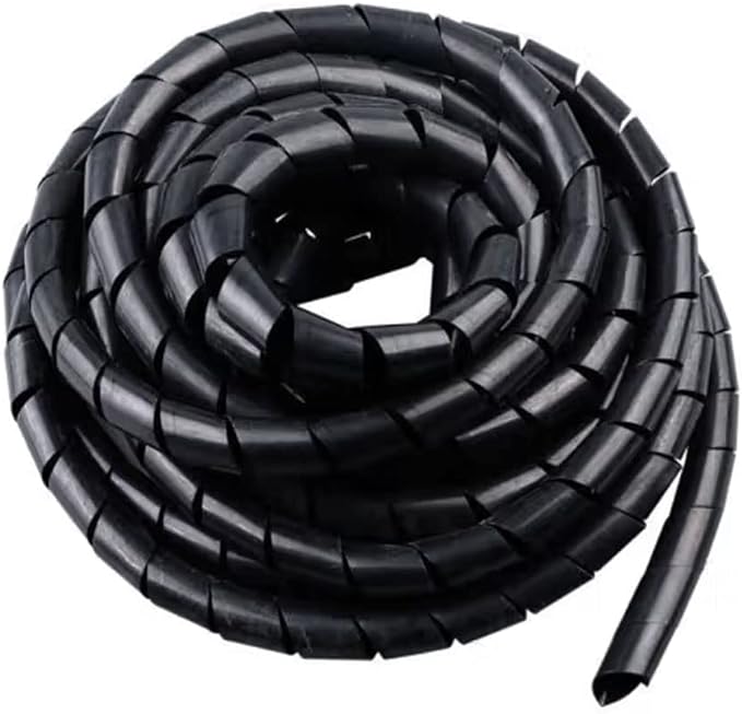 Spiral Cable Wrap -45 Ft 1/4" Cable Management Sleeve Organizer by Tsurpcao