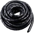 Spiral Cable Wrap -45 Ft 1/4" Cable Management Sleeve Organizer by Tsurpcao