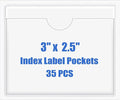Origin-Joy 35 PCS Self Adhesive Index Card Pockets by Origin-Joy
