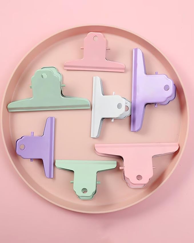 2PCS Extra Large Binder Clips Metal Bulldog Clips Large Paper Clamps Holder - Image 5