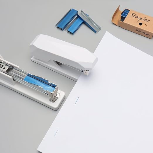 NatSumeBasics 3000 Blue Staples 26/6 Standard Colored Staple Refill - Image 5