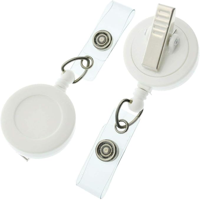 Bulk 25 Pack - Premium Retractable Badge Reels by SpecialistID