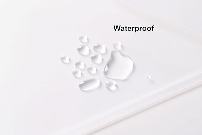 8.5 x 11 Vertical Clear Letter Sized Plastic Envelopes Document File Storage - Image 4