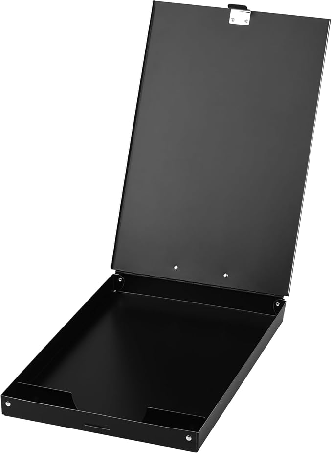 ZCZN Aluminum Clipboard with Storage, 6 Pack Recycled Metal Clipboard Box - Image 4