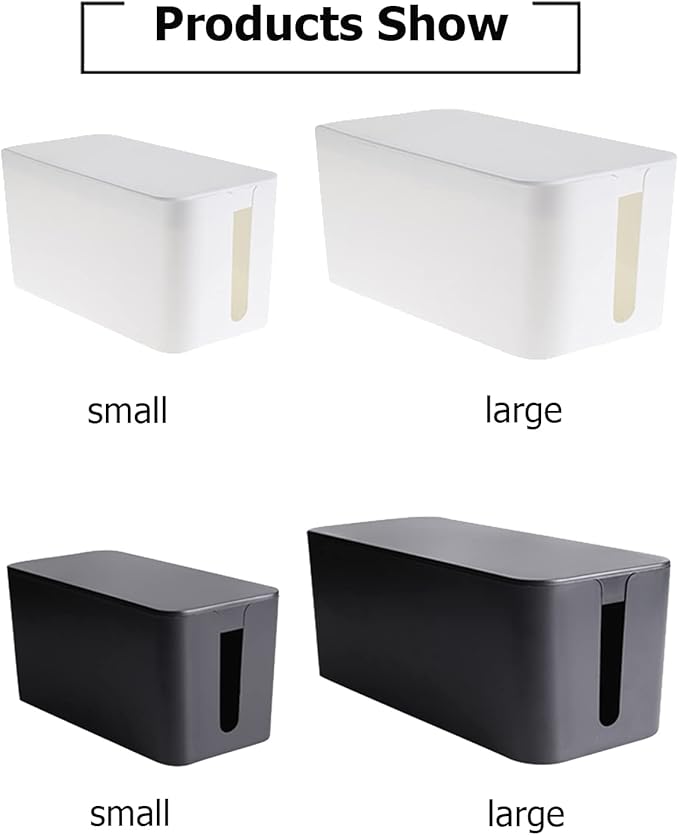 Cable Management Box, Cord Organizer Box - Image 3