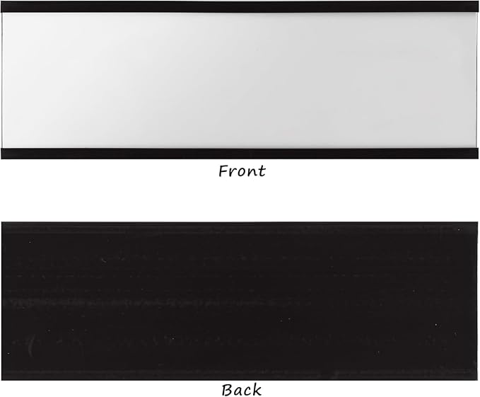 Realth C Channel Magnetic Label Holders 30 Pack 2" x 6" | Magnetic Strip - Image 5